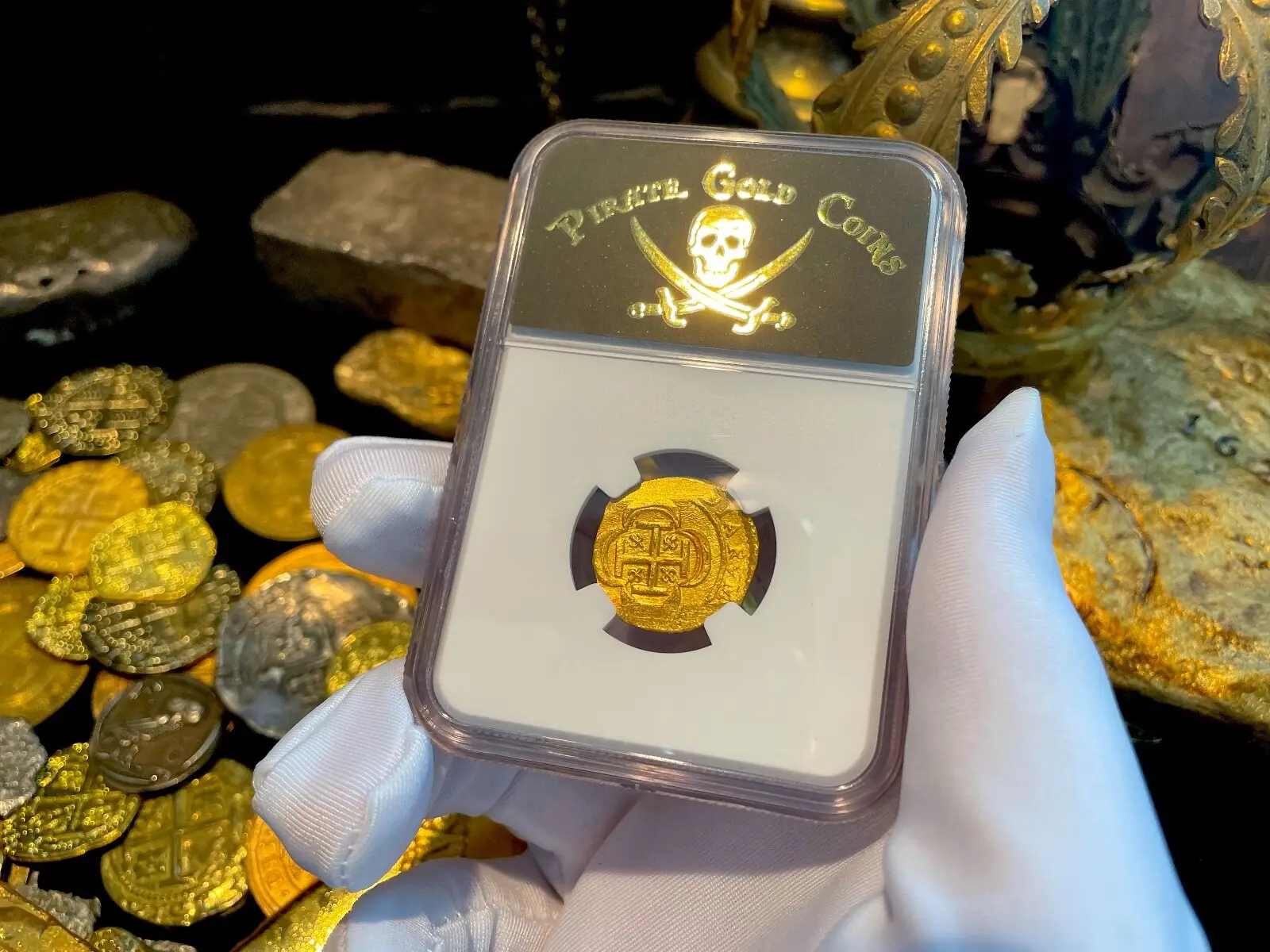 Mexico 2 Escudos 1714 "1715 Fleet Shipwreck" NGC 64  9