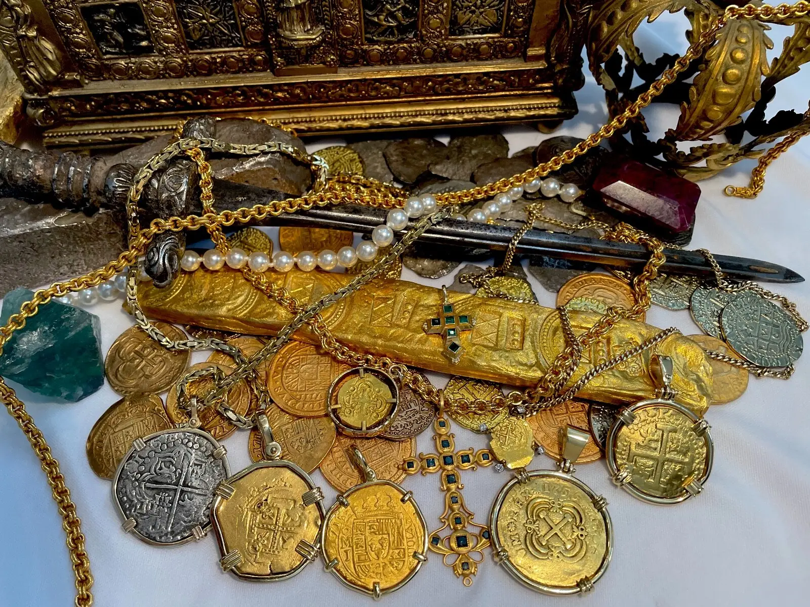 Mexico 2 Escudos 1714 "1715 Fleet Shipwreck" NGC 64  12