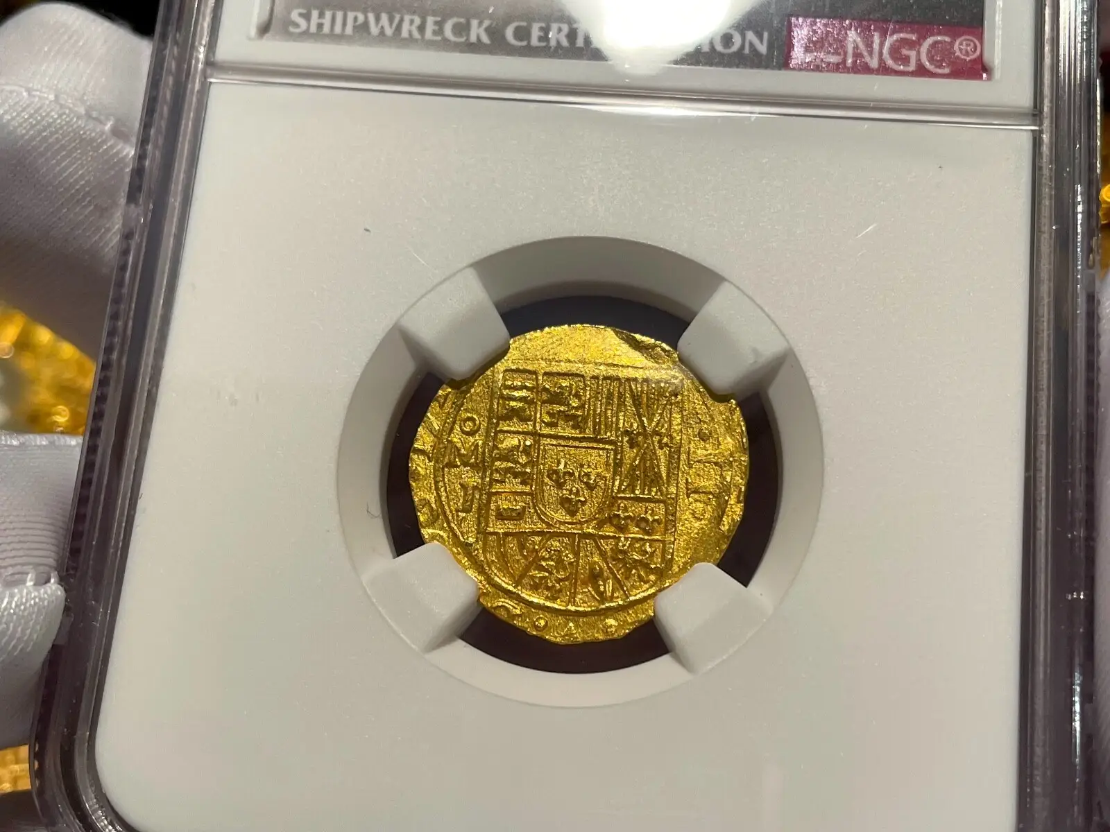 Mexico 2 Escudos 1714 "1715 Fleet Shipwreck" NGC 65 4