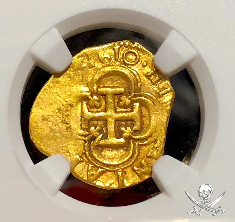 Spain 1 Escudo 1610 "Full Date" NGC 55