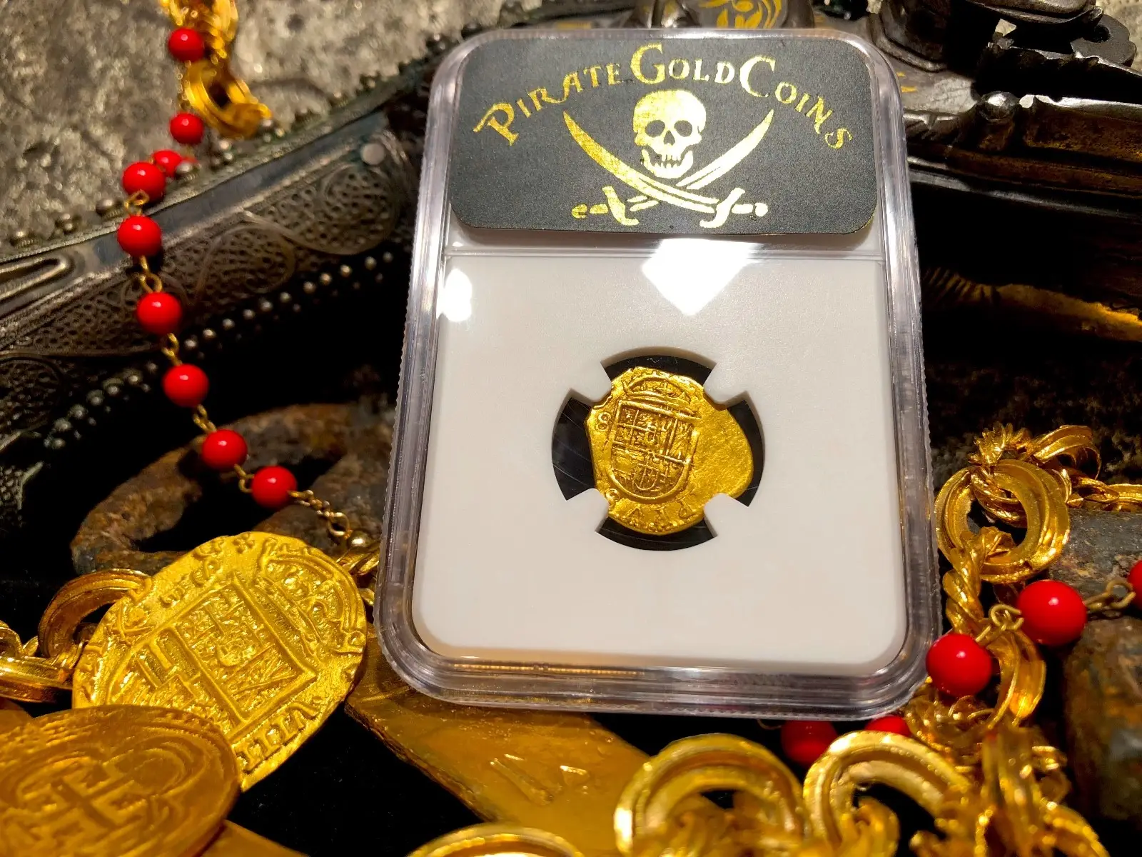 Spain 1 Escudo 1610 "Full Date" NGC 55 11