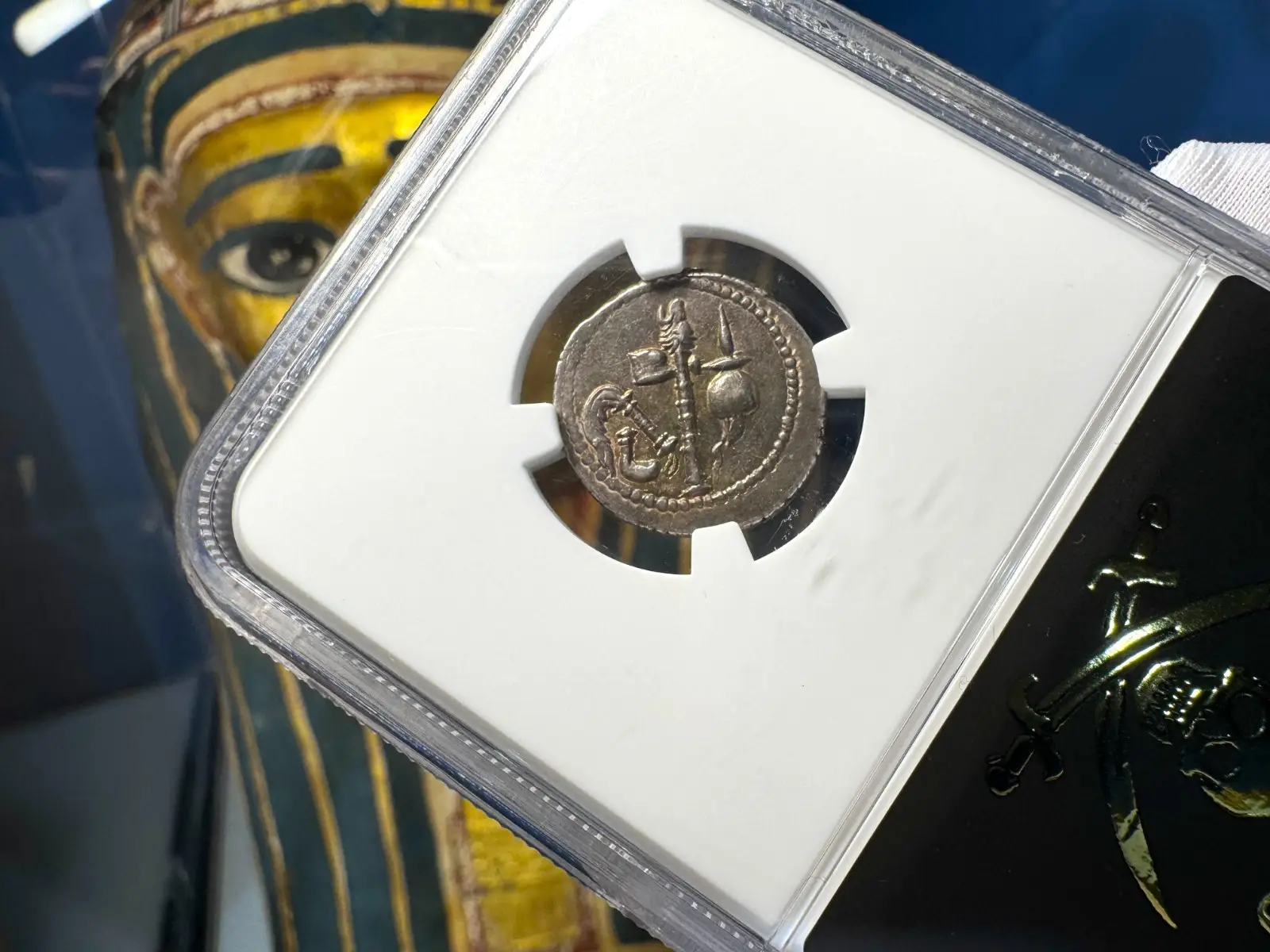Roman Imperatorial "Julius Caesar - Elephant" NGC Ch XF★ 5X5 4