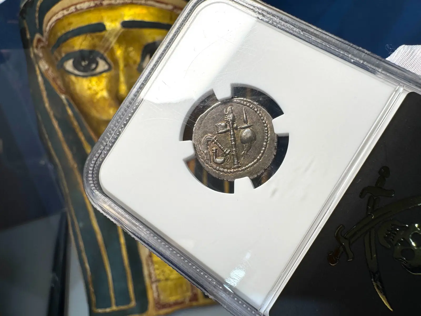 Roman Imperatorial "Julius Caesar - Elephant" NGC Ch XF★ 5X5 16