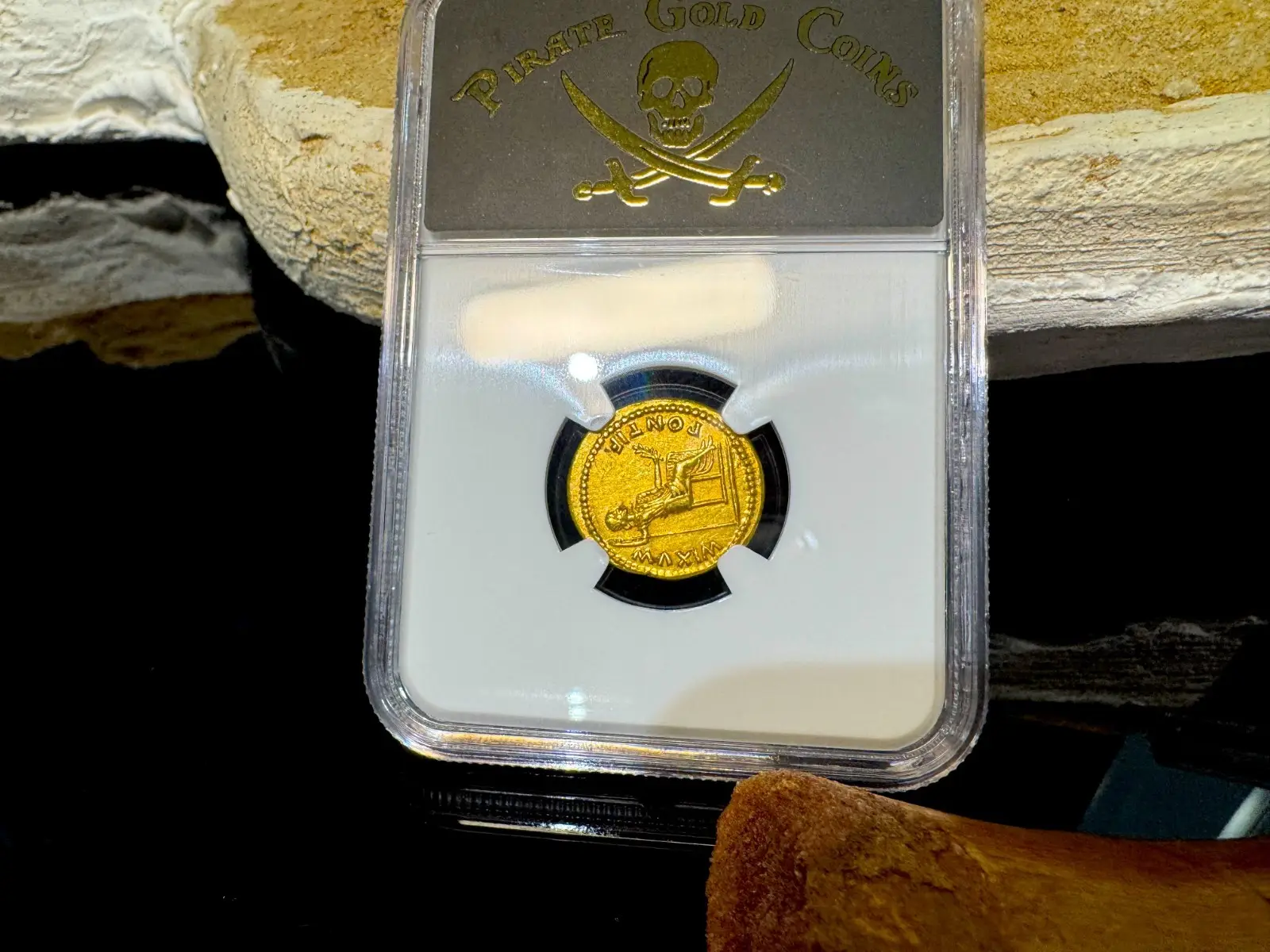 Roman Empire "Tiberius- 3rd of 12 Caesars" 14AD Aureus NGC AU 16