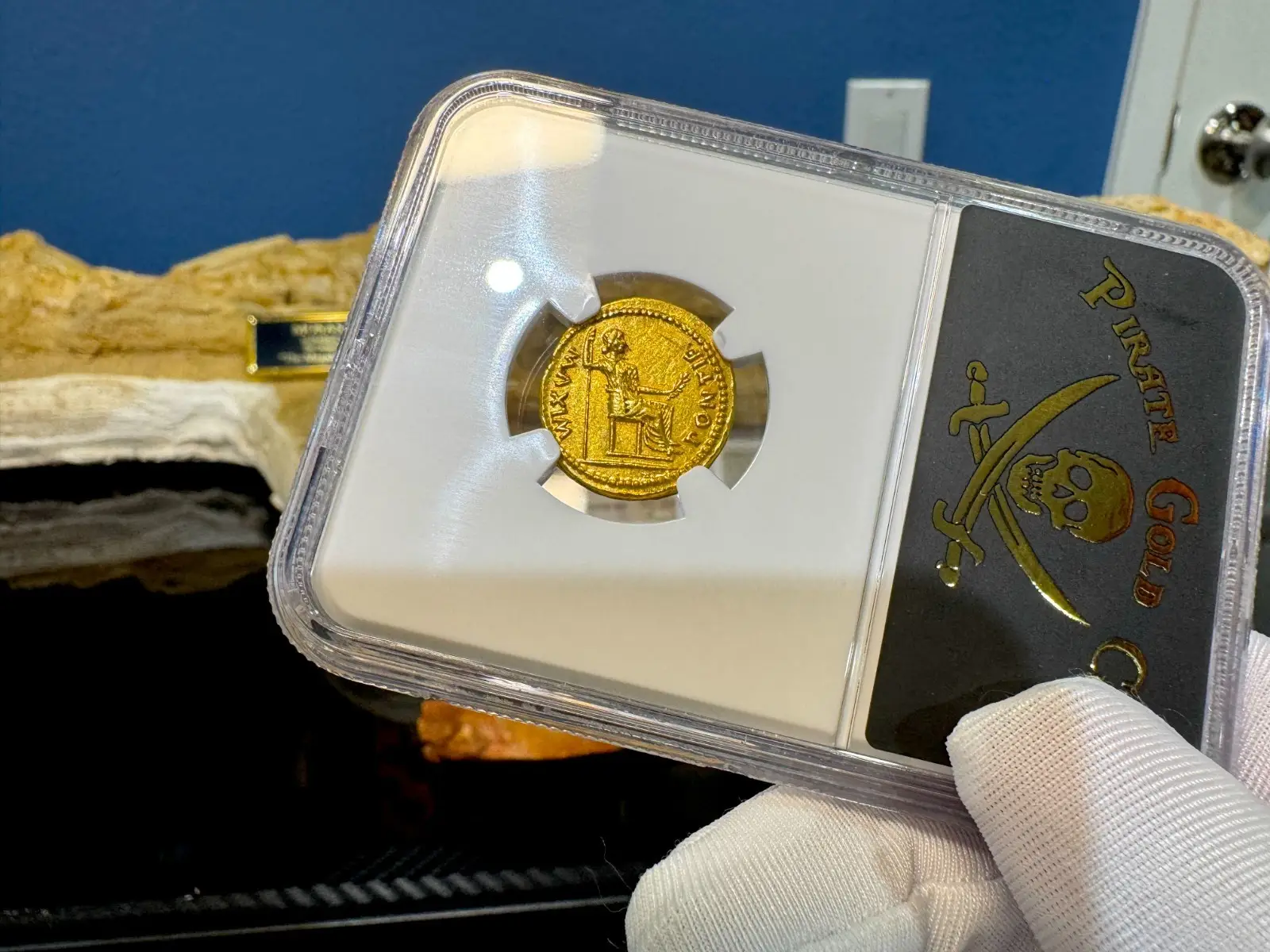 Roman Empire "Tiberius- 3rd of 12 Caesars" 14AD Aureus NGC AU 11