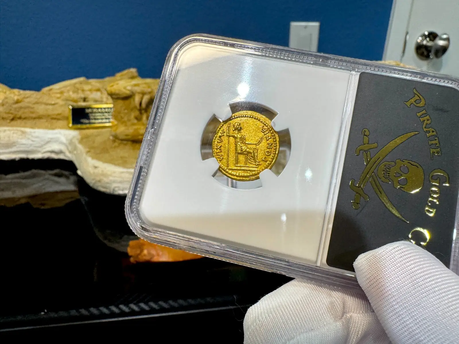 Roman Empire "Tiberius- 3rd of 12 Caesars" 14AD Aureus NGC AU 20