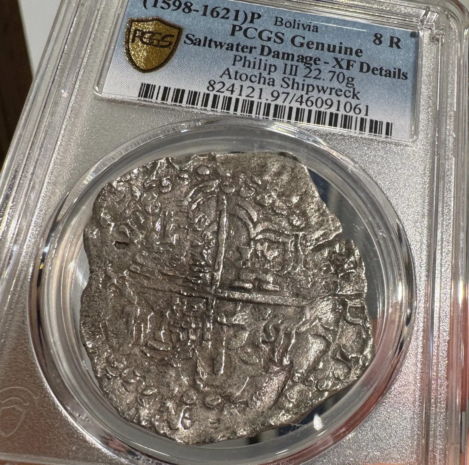 Bolivia 8 Reales 1620 "Atocha 1622 Shipwreck" PCGS Partially Dated #91061