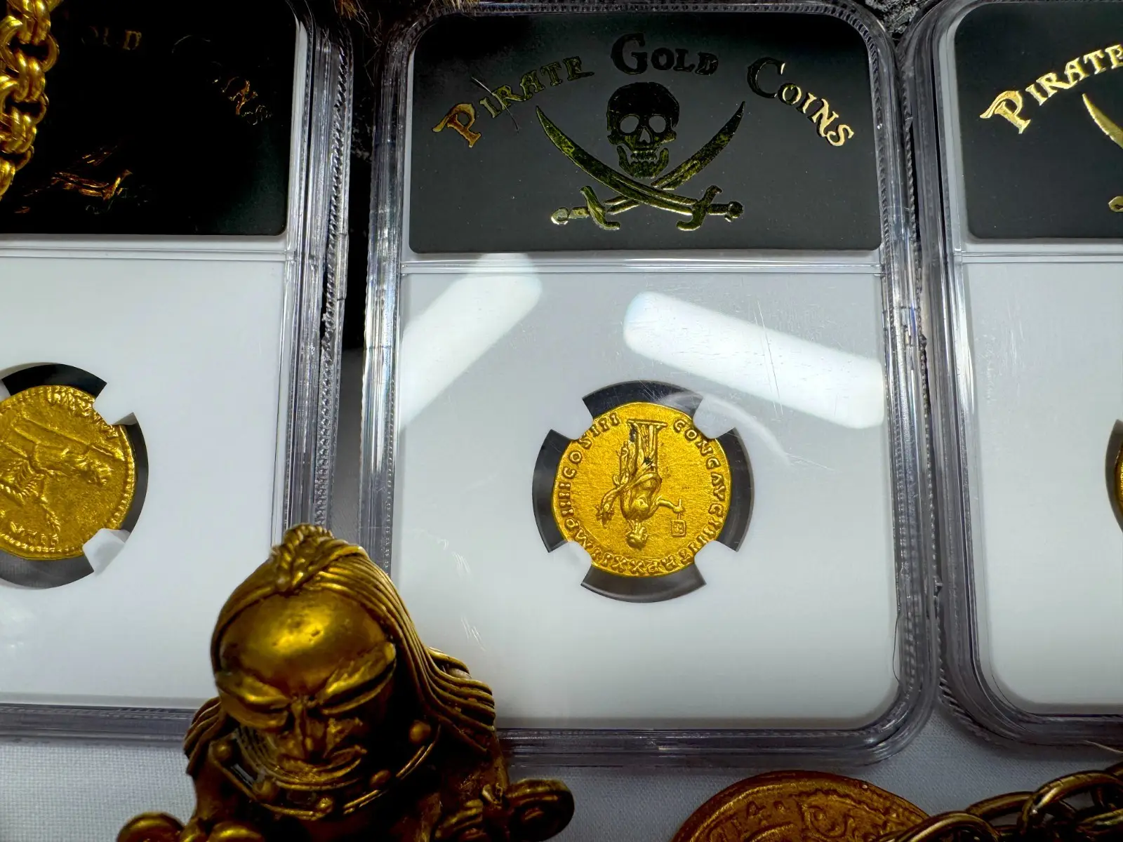 Roman Empire Marcus Aurelius "5th of 5 Emperors" Aureus NGC Ch XF #243-001 5
