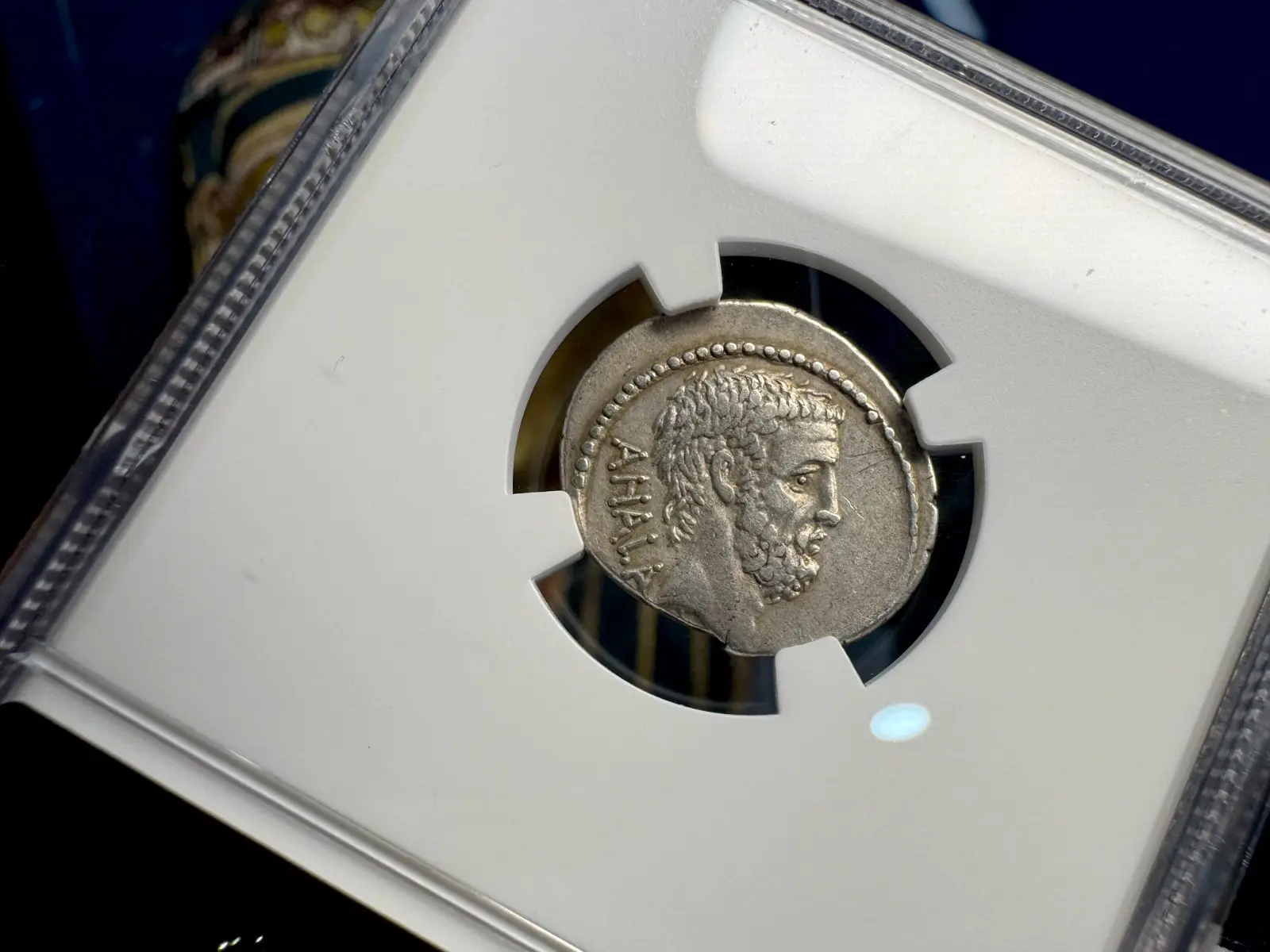 Roman Imperatorial "Brutus" 42BC Denarius NGC CH VF #746-003 11