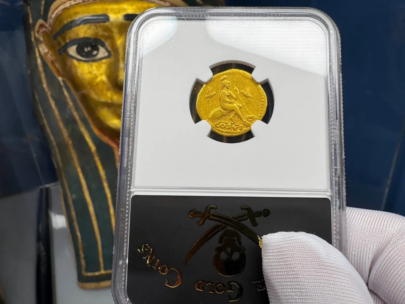 Roman Empire "Titus- 11th of 12 Caesars" Aureus 79AD NGC Ch F #050-001 5