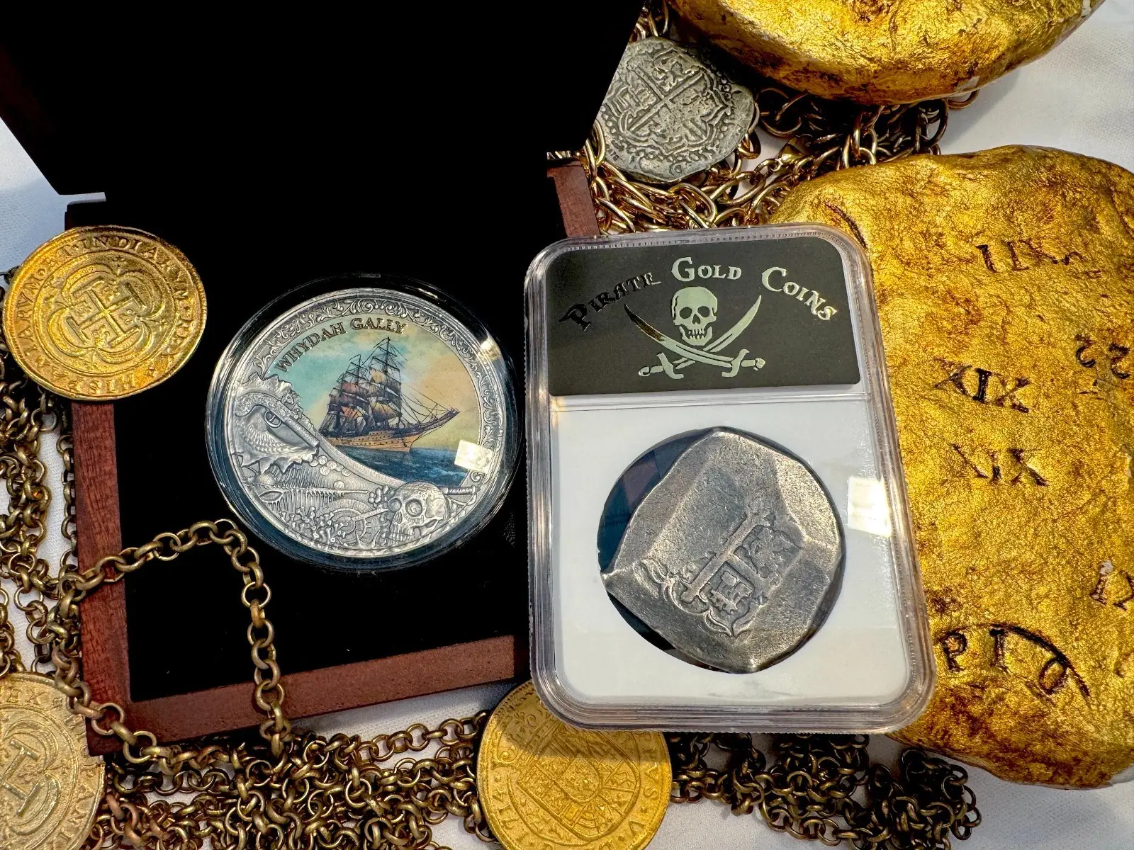 Mexico 8 Reales 1706-23 "Dated" Shipwreck NGC F #931-003 8