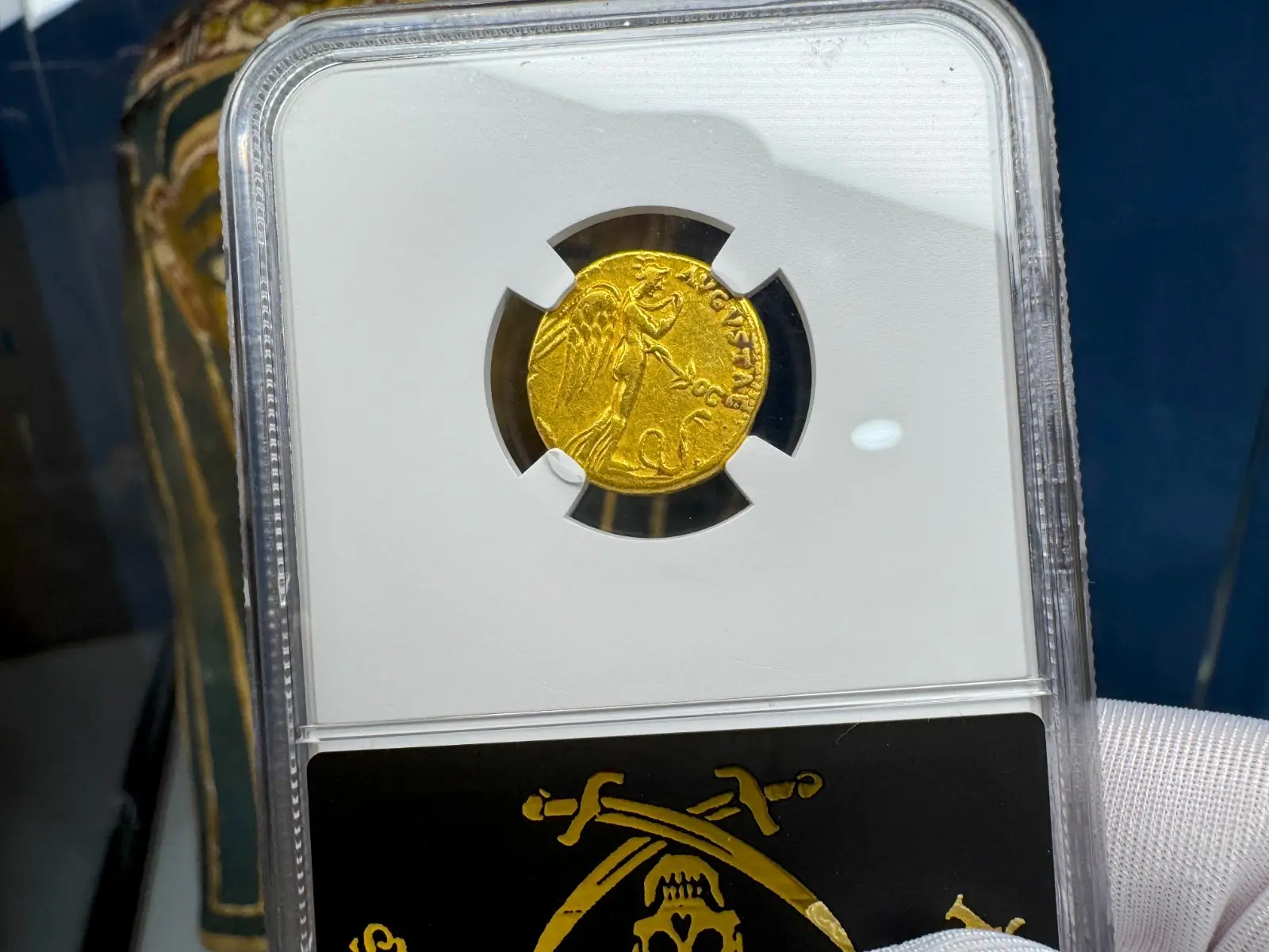 Roman Empire "Claudius" 5th of 12 Caesars Aureus 41AD NGC VF #200-009 4