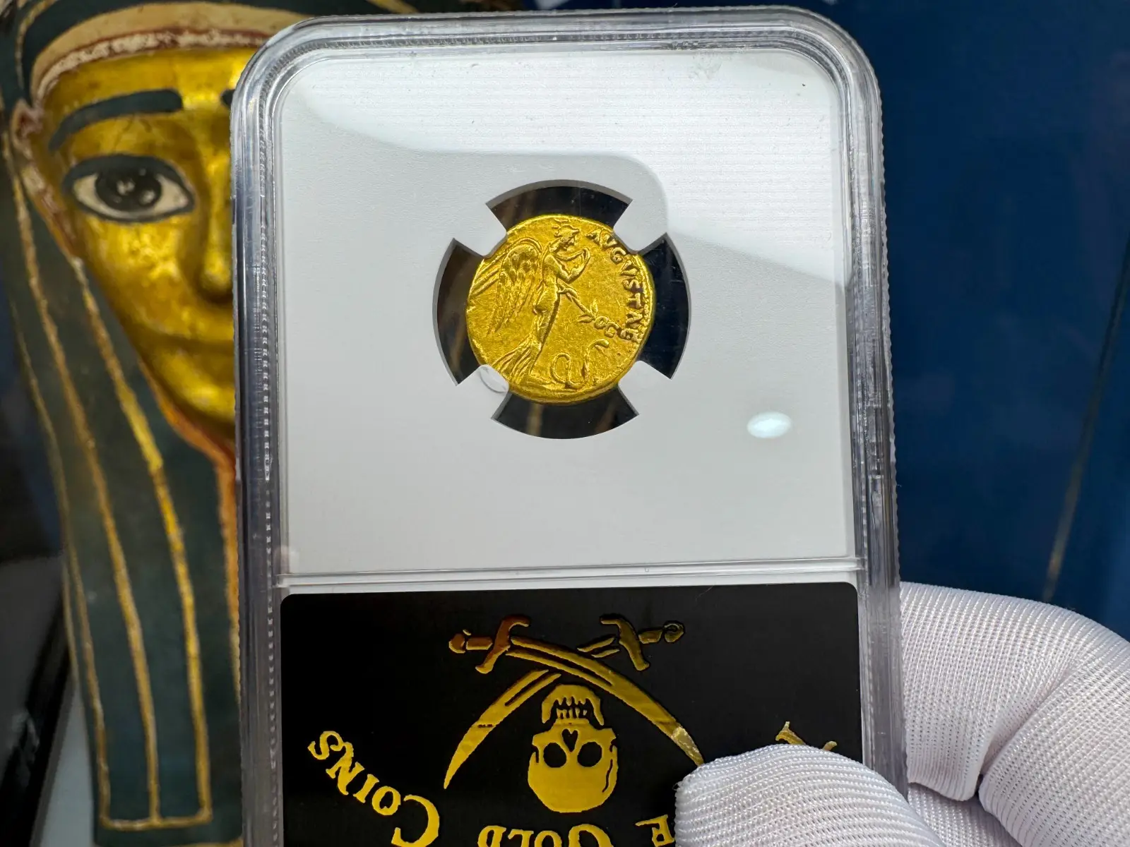 Roman Empire "Claudius" 5th of 12 Caesars Aureus 41AD NGC VF #200-009 16