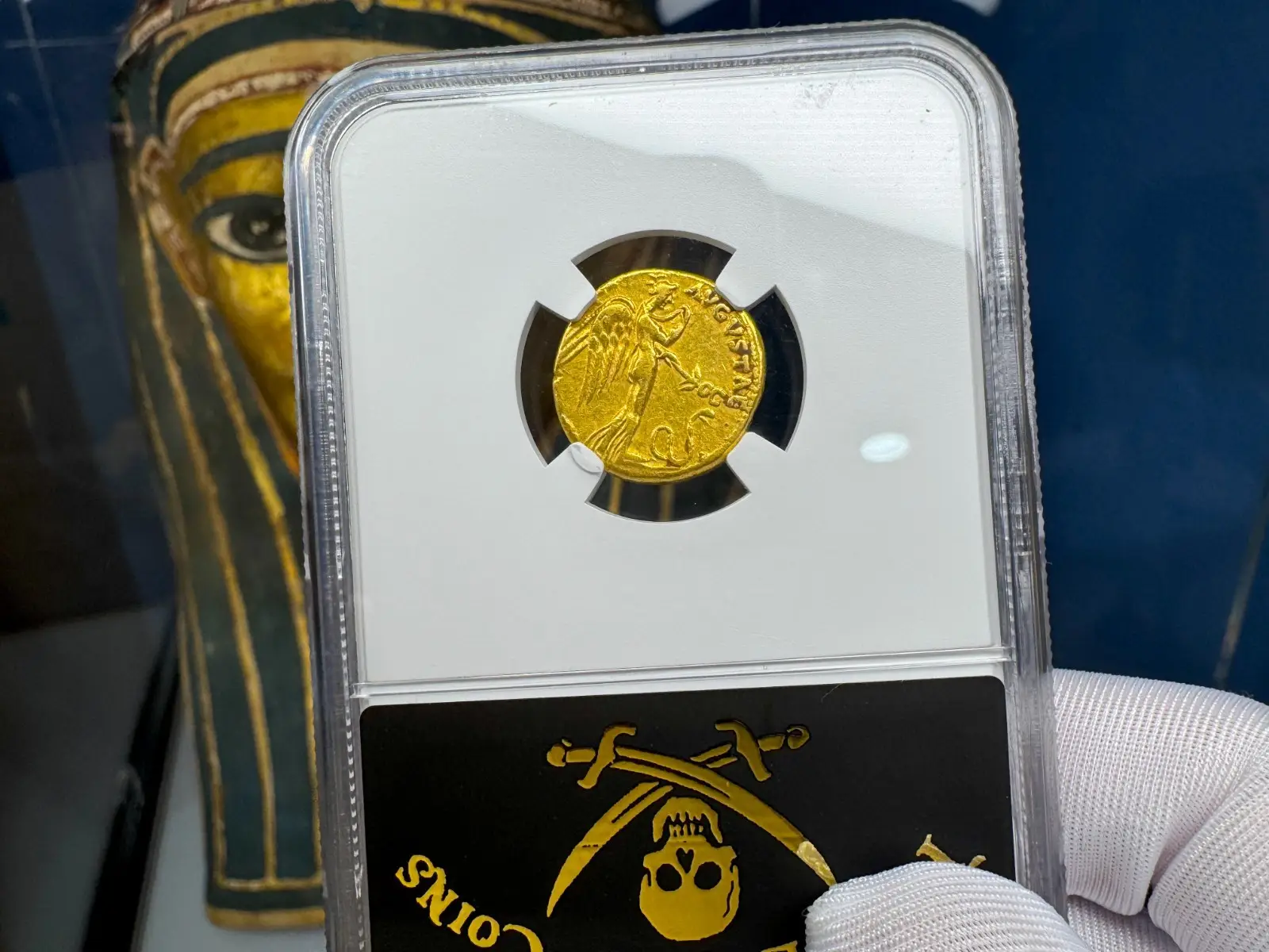Roman Empire "Claudius" 5th of 12 Caesars Aureus 41AD NGC VF #200-009 12