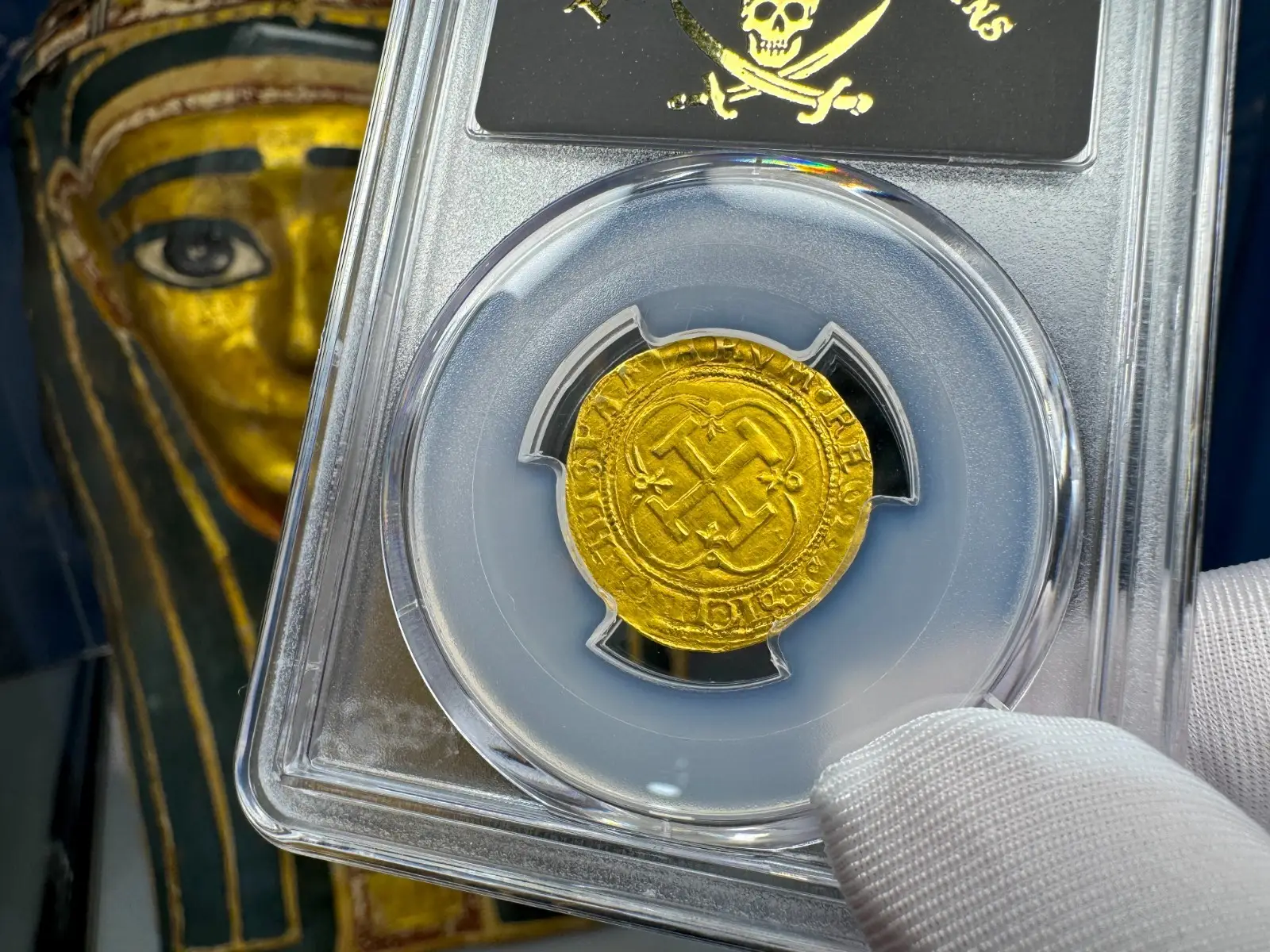 Spain 1 Escudo 1543-55 "Charles & Joanna" PCGS UNC #41833 13