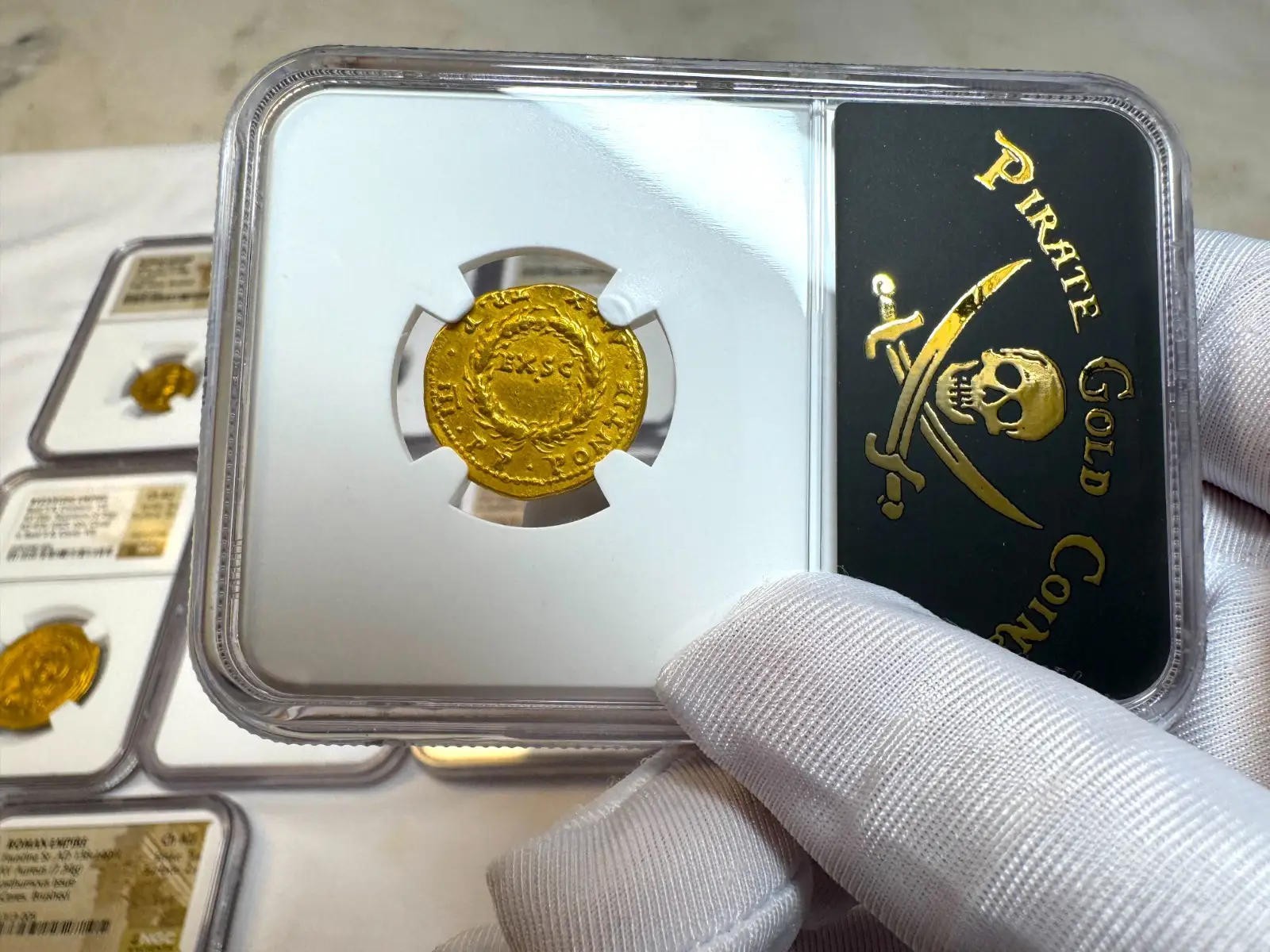 Roman Empire "Nero- Young Boy" 6th of 12 Caesars NGC Ch XF #603-001 7