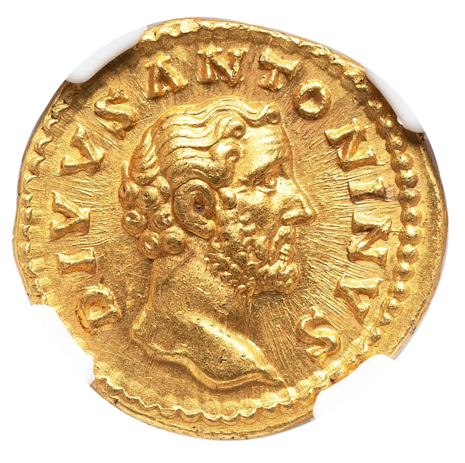 Roman Empire "Antoninus Pius Divus 4th of 5 Good Emperors" 138-161 AD NGC AU #609-006