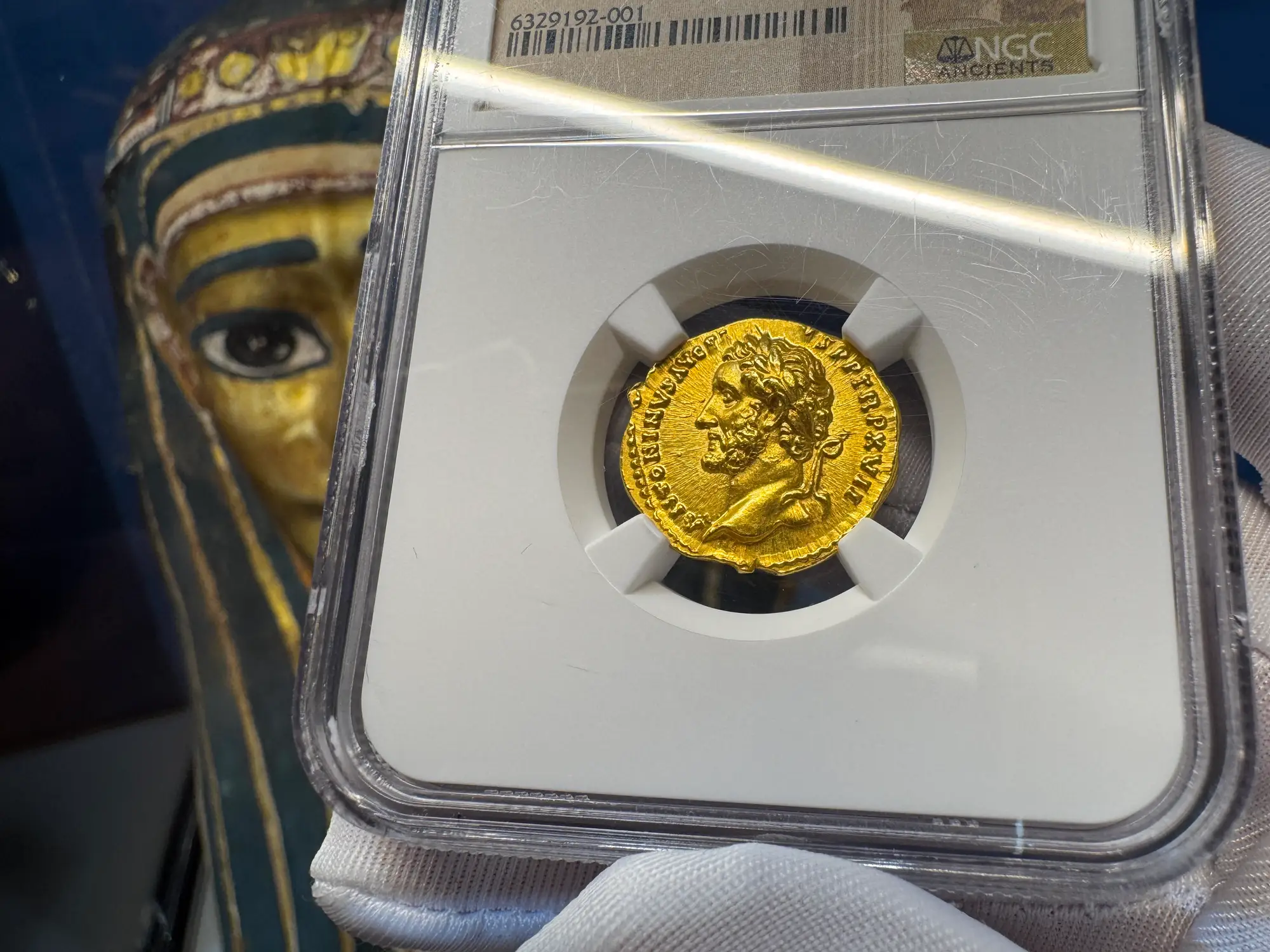 Roman Empire "Pius" NGC MS 5x3 Fine Style 10