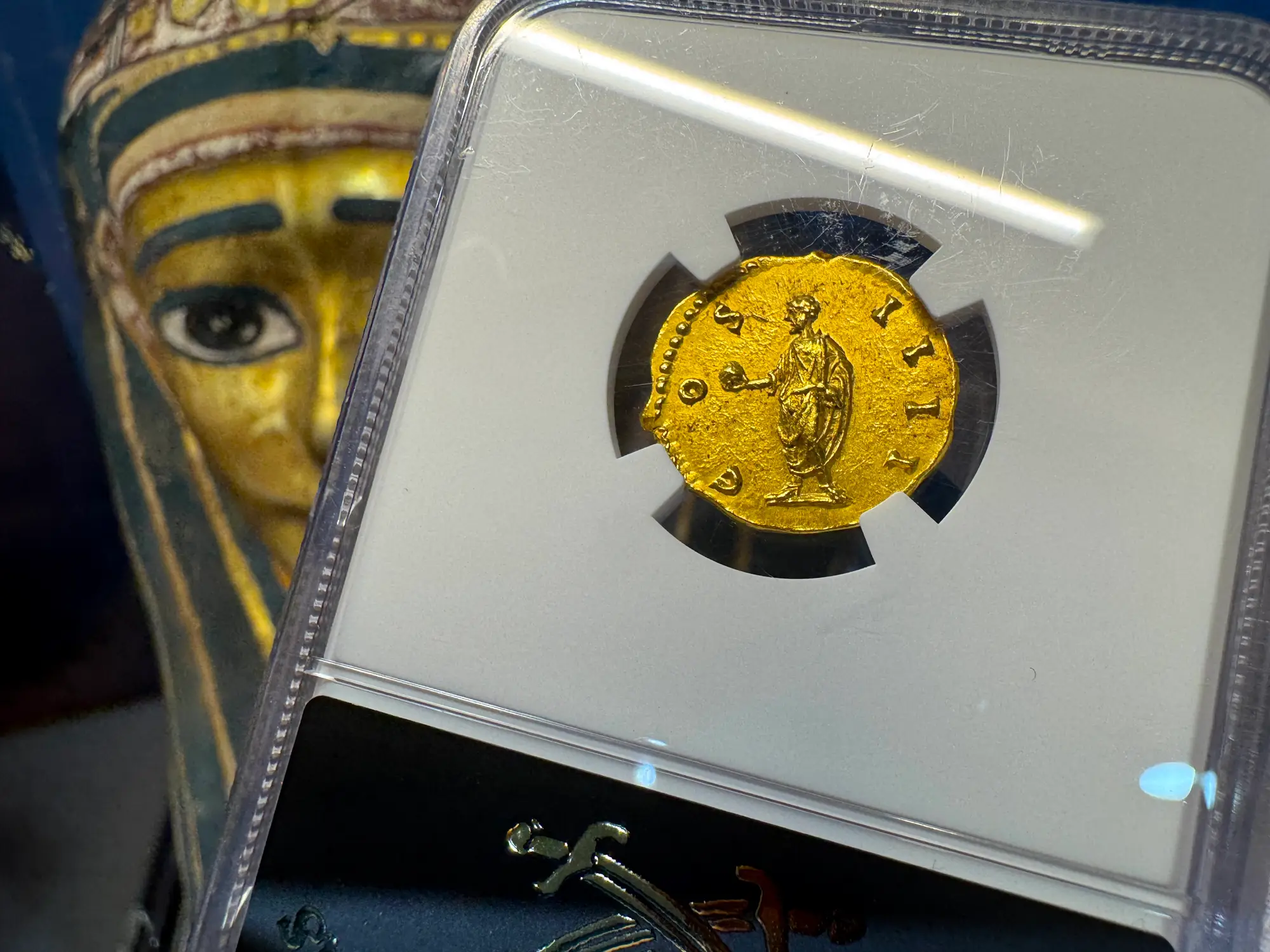 Roman Empire "Pius" NGC MS 5x3 Fine Style 15