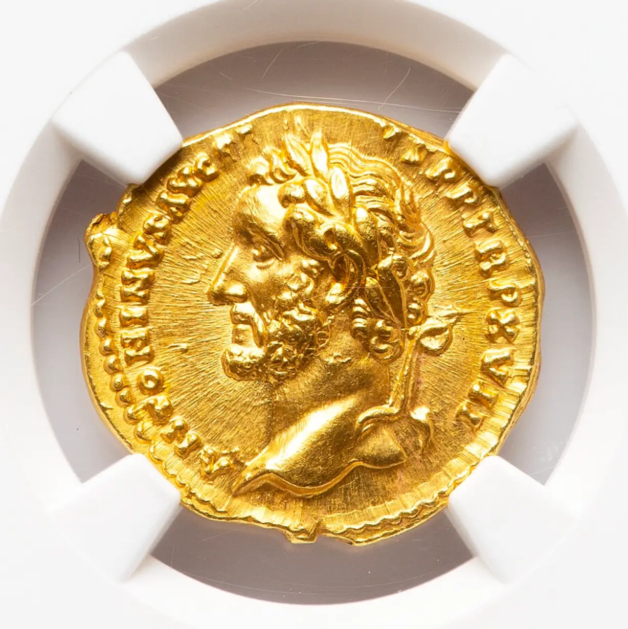 Roman Empire "Pius" NGC MS 5x3 Fine Style 11