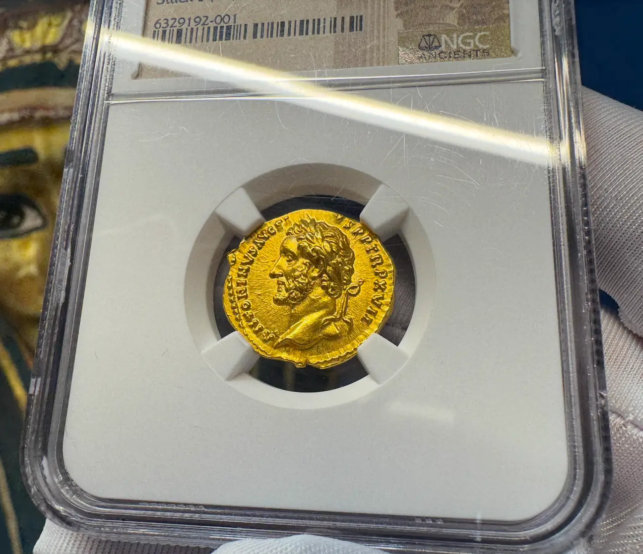 Roman Empire "Pius" NGC MS 5x3 Fine Style 18