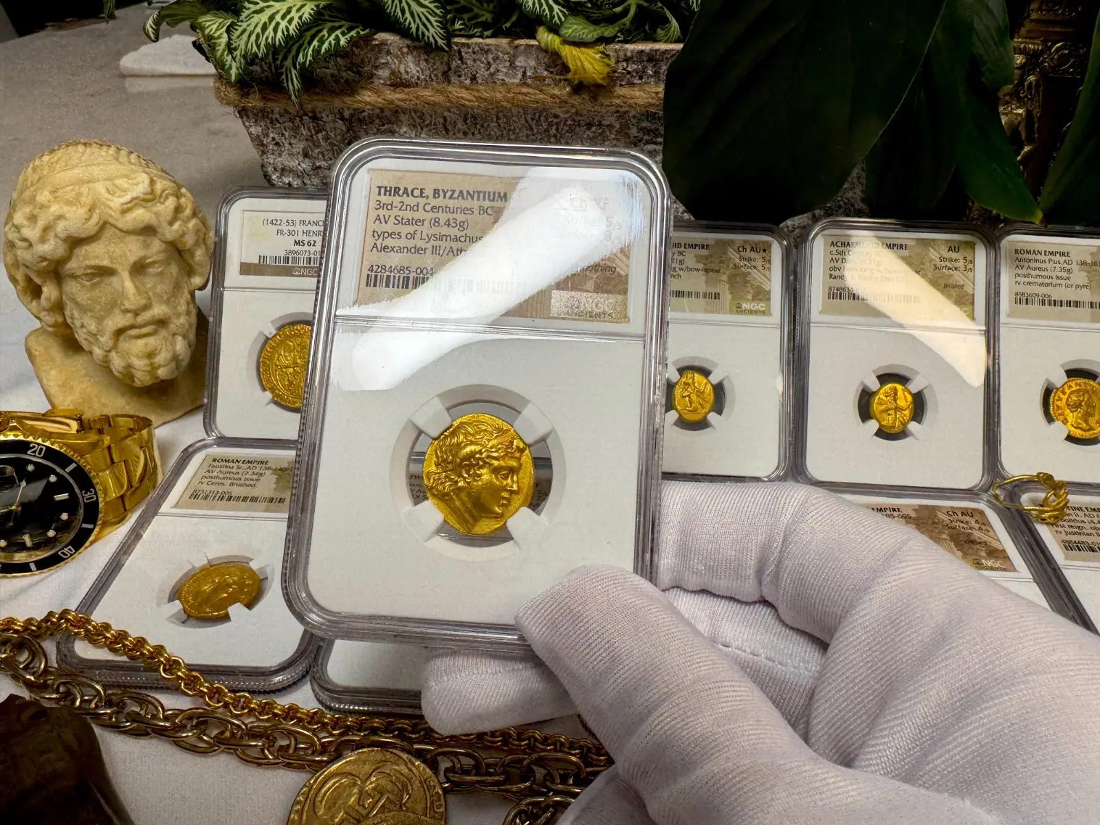 Thrace "Alexander III - The Great" 3rd-2nd Century BC Stater NGC CH XF 15