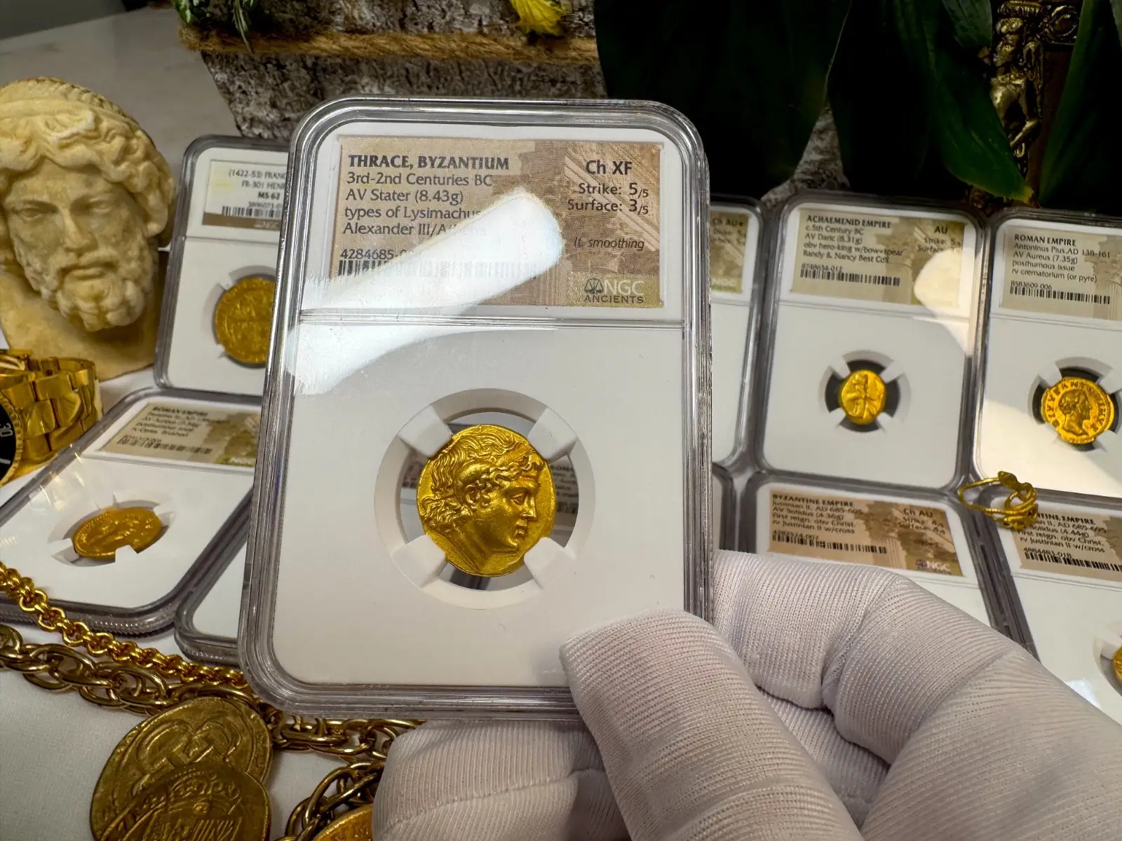 Thrace "Alexander III - The Great" 3rd-2nd Century BC Stater NGC CH XF 22