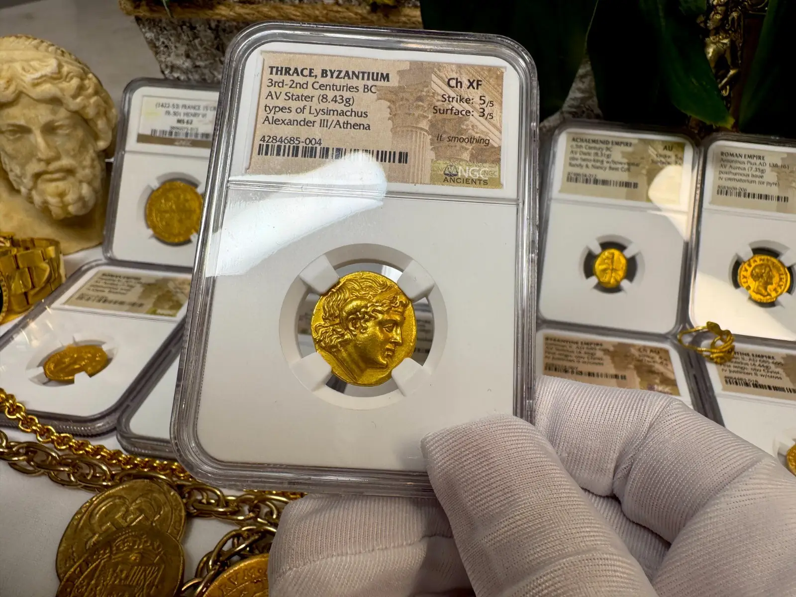 Thrace "Alexander III - The Great" 3rd-2nd Century BC Stater NGC CH XF 4