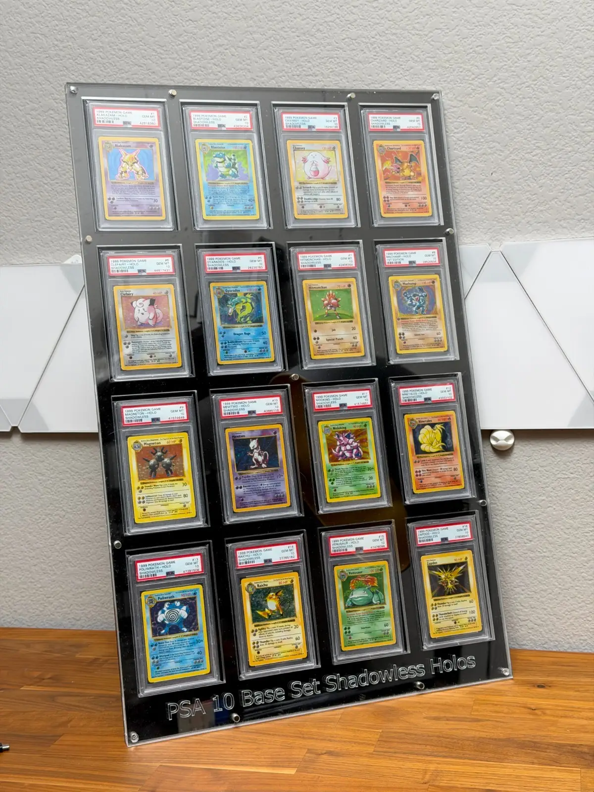 Pokemon Shadowless 1999 PSA 10 Base Set! Charizard, Blastoise, Venusaur, Mewtwo, Chansey 6