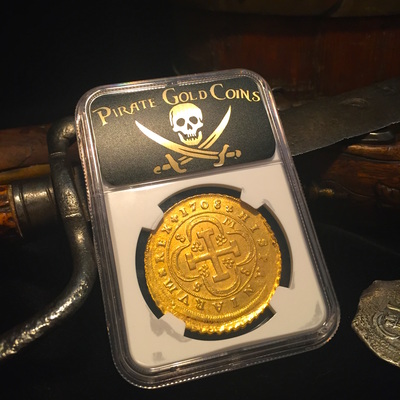 Spain 8 Escudos 1708 NGC 61 6