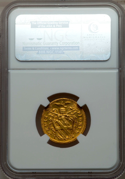 ITALY  1730   ZECCHINO  "MADONNA"  ~ NGC 55 ~ 4