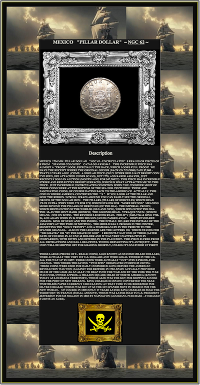 MEXICO  1753  8 REALES   ~ ﻿NGC 61﻿ ~ 3