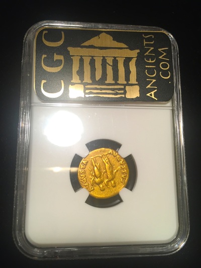 ROMAN EMPIRE  "NERO"  AUREUS  54-68 AD  ~ NGC VF 5x4 ~ 4