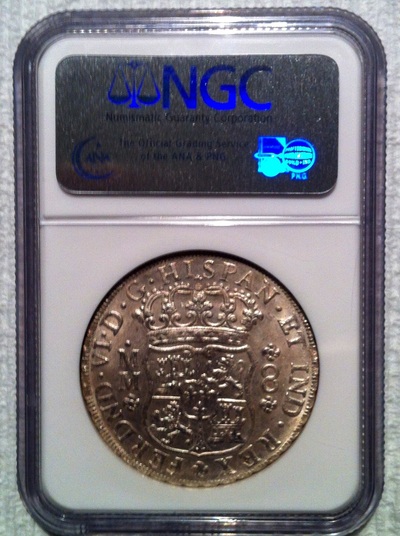 MEXICO  1754  8 REALES ~ NGC  61 ~ 8