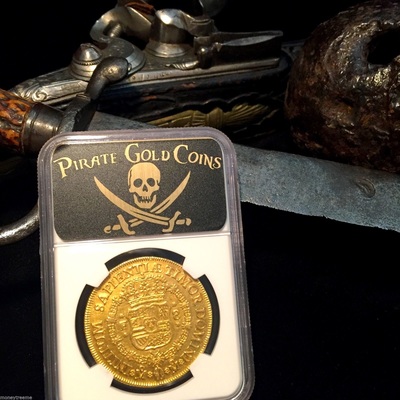 Mexico 8 Escudos 1733 NGC 55 7