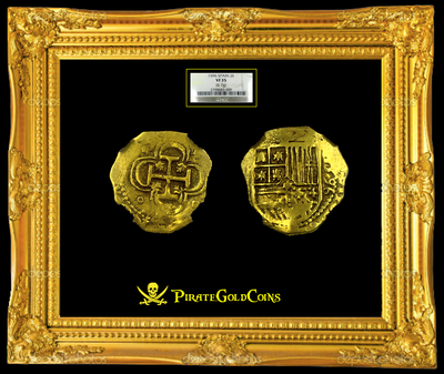 Spain 2 Escudos 1596 "Dated" NGC 35 3