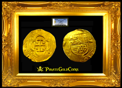 Spain 4 Escudos 1556-98 "King Philip II" PCGS 53 4