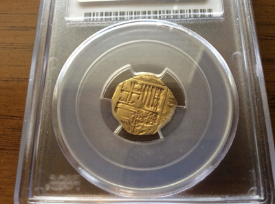 Spain 1 Escudo 1597 "dated" PCGS 40 3