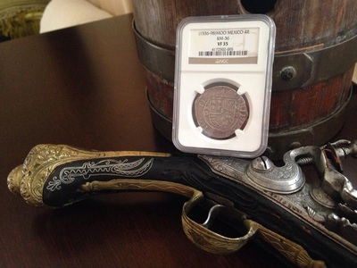 MEXICO  4 REALES  1556-98  ~ NGC 35 ~ 4