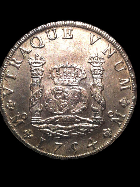 MEXICO  1754  8 REALES  ~ NGC 62 ~ PILLAR DOLLAR