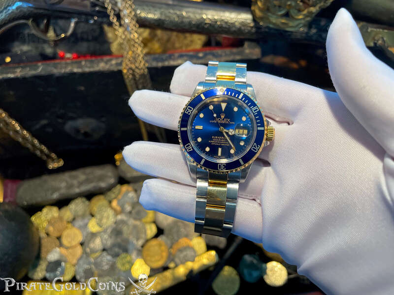 Rolex Two Tone Submariner with Blue Face 5