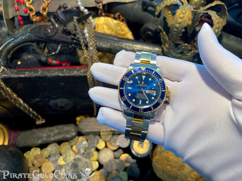 Rolex Two Tone Submariner with Blue Face 6