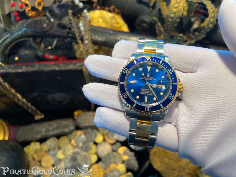 Rolex Two Tone Submariner with Blue Face 7