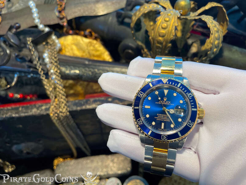 Rolex Two Tone Submariner with Blue Face 11