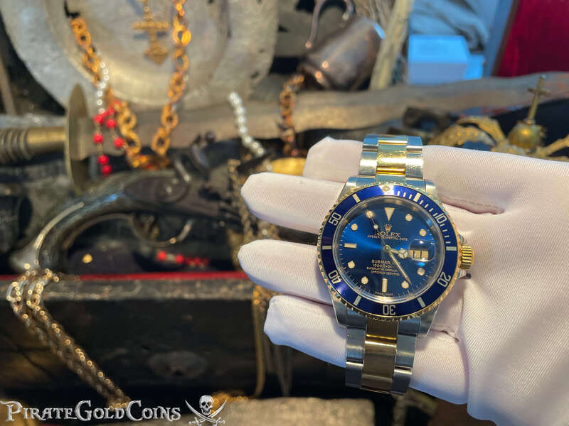 Rolex Two Tone Submariner with Blue Face 15