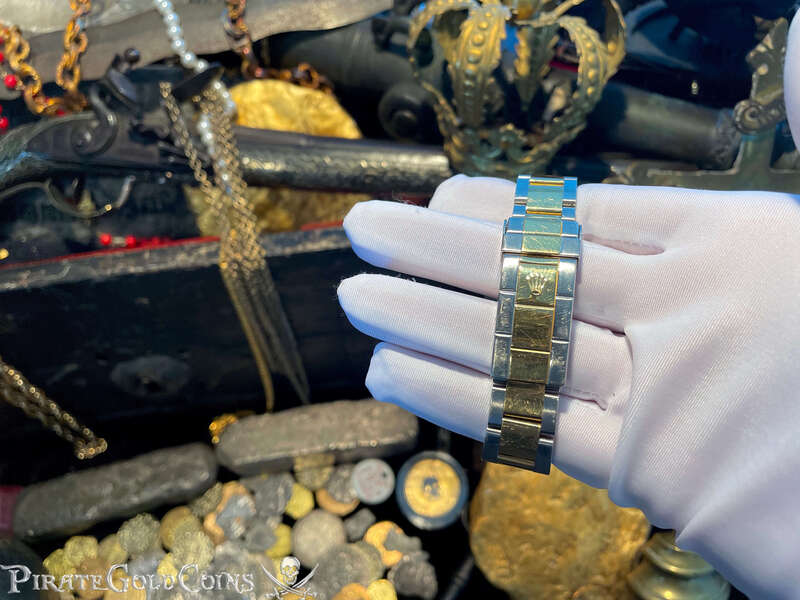 Rolex Two Tone Submariner with Blue Face 17