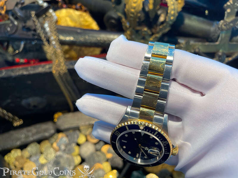 Rolex Two Tone Submariner with Blue Face 18