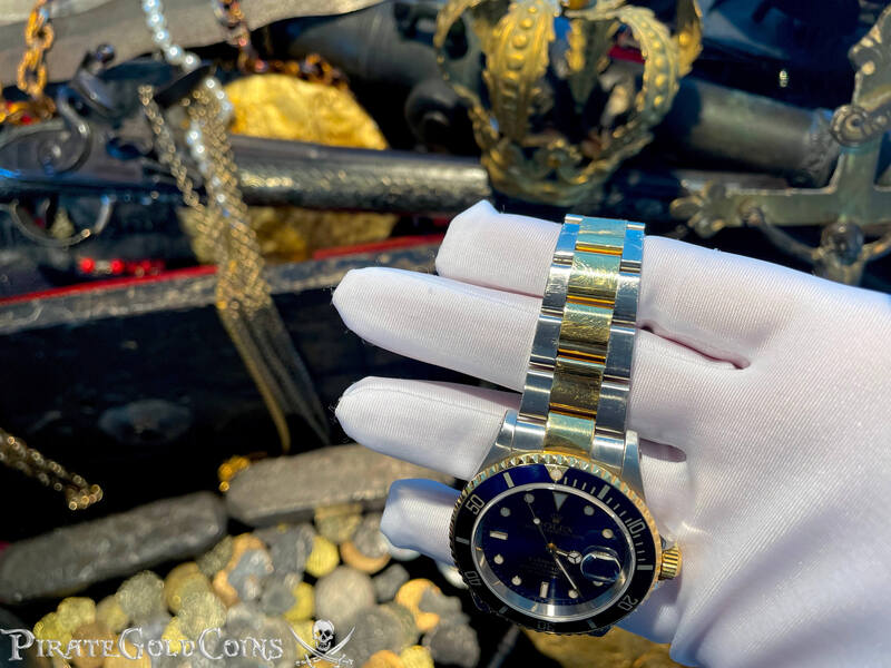 Rolex Two Tone Submariner with Blue Face 19
