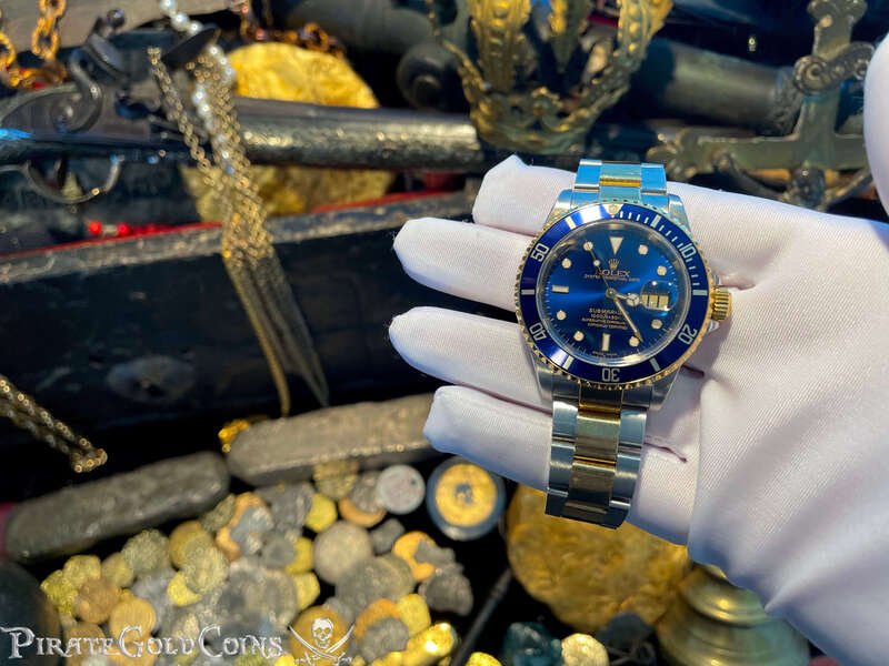Rolex Two Tone Submariner with Blue Face 20