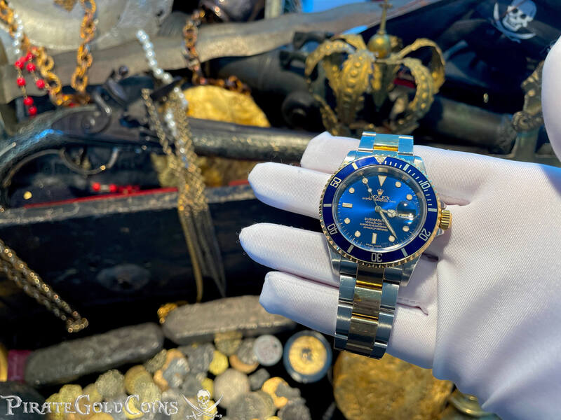 Rolex Two Tone Submariner with Blue Face 21